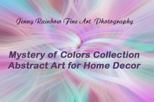 Mystery Of Colors. Abstract Art For Home Decor