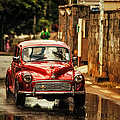 Red RetroMobile. Morris Minor